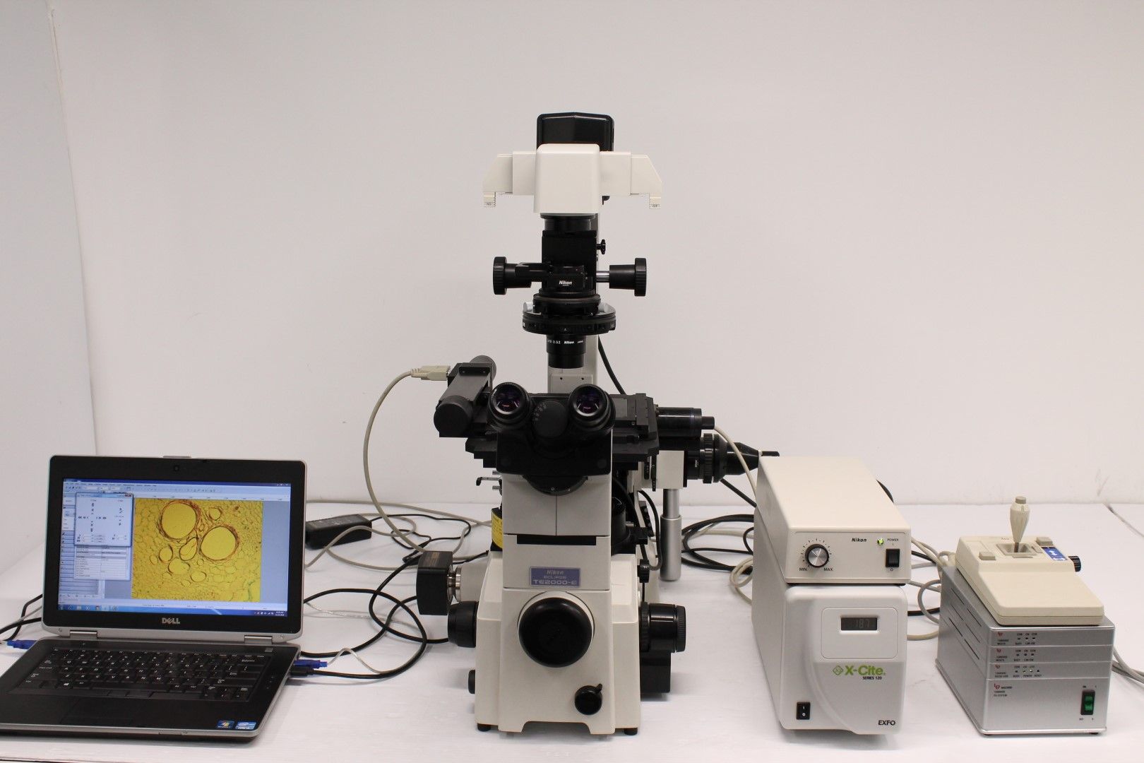 Nikon Eclipse Te2000 E Inverted Fluorescence Microscope Pred Ti2 E